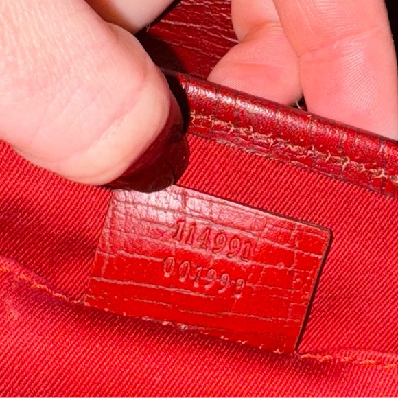 Gucci Bamboo Bullet Vintage in Maroon / Red - Picture 7 of 7